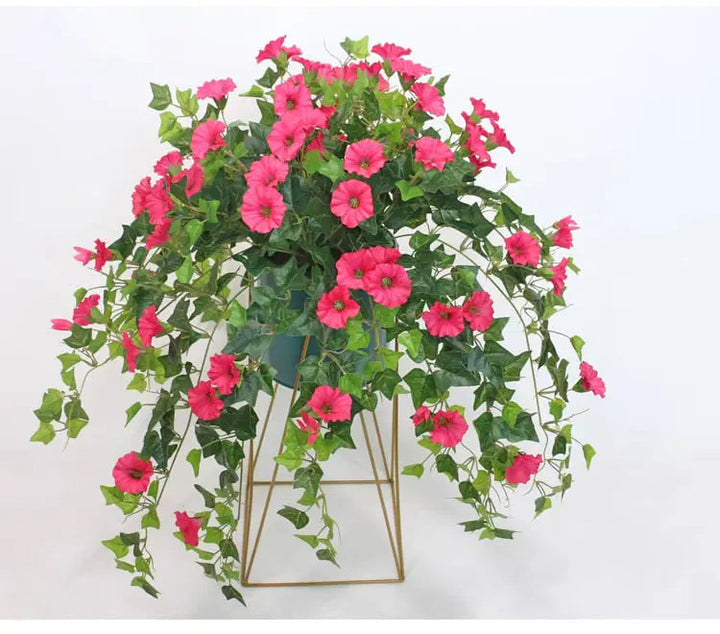 UV-Resistant Artificial Morning Glory Stem – Fade-Resistant, Low-Maintenance Faux Flowers 3