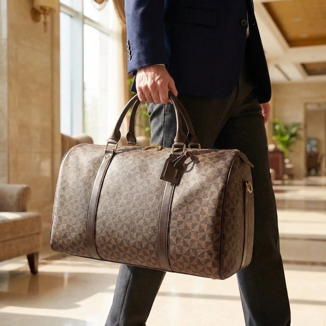 Unisex Classic Monogram Duffel Bag - Dufaro