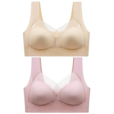 Strapless Seamless Comfort Bra with Breathable Stretch Fabric and Wide Back Band 20