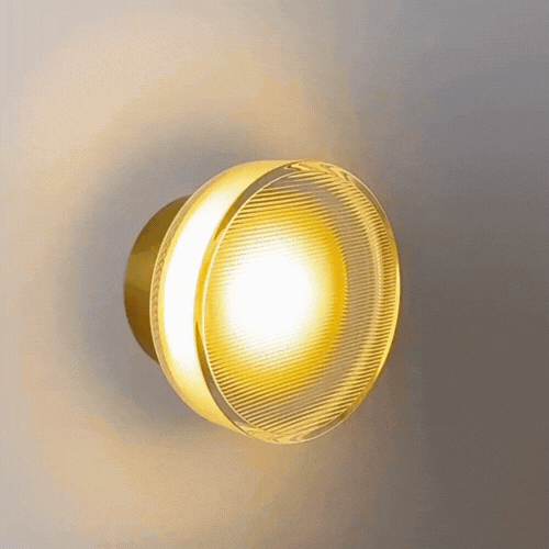 Nordic Circular Wall Lamp - Modern LED Sconce for Bedroom and Hallway 1