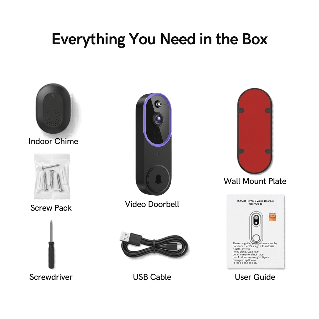 Smart Doorbell Camera with Two-Way Audio, Night Vision and Free Cloud Storage 7