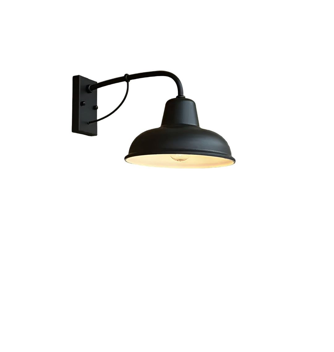 Rustic Antique-Style Iron Wall Light for Indoor and Outdoor Use 1