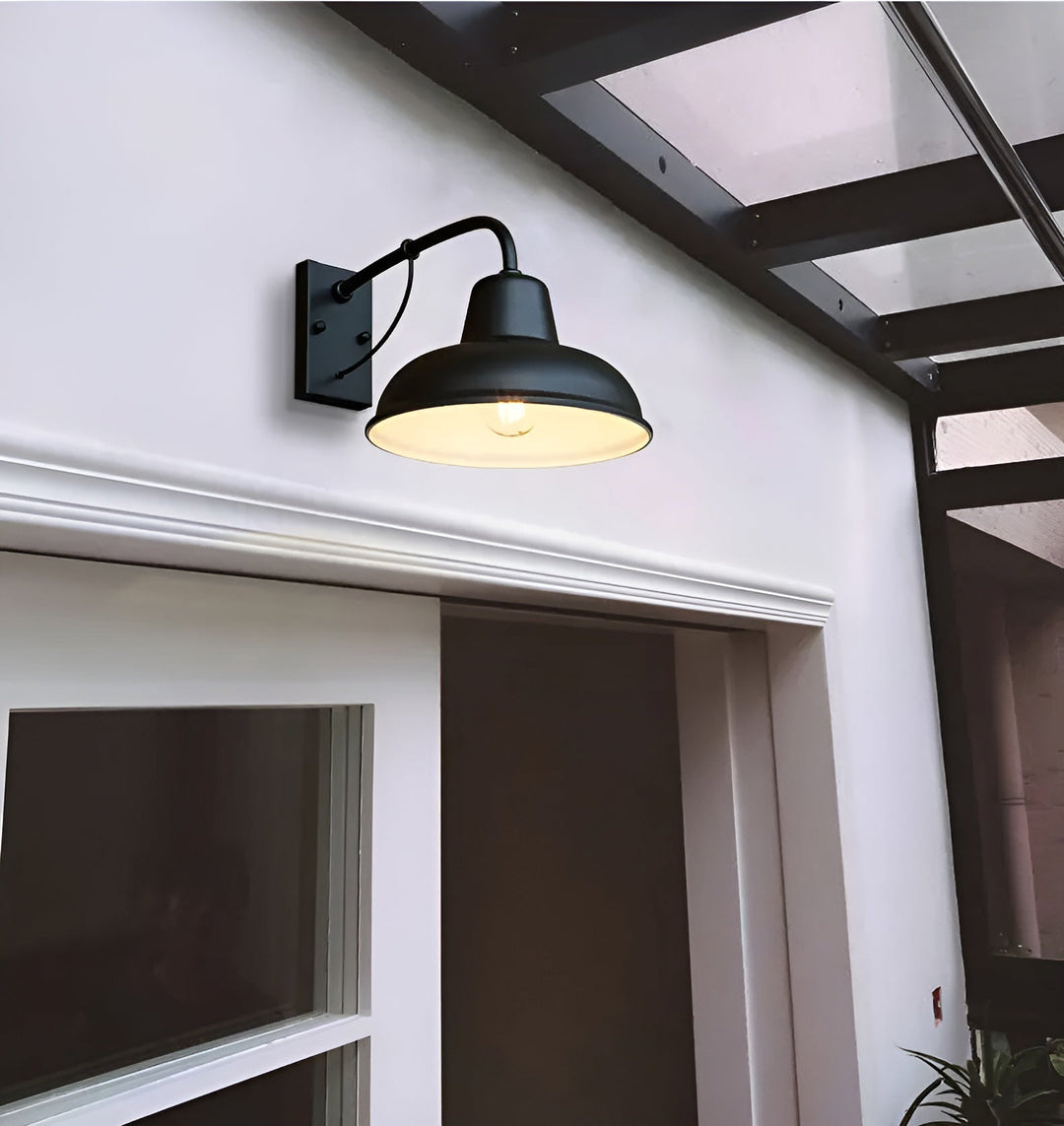Rustic Antique-Style Iron Wall Light for Indoor and Outdoor Use 4