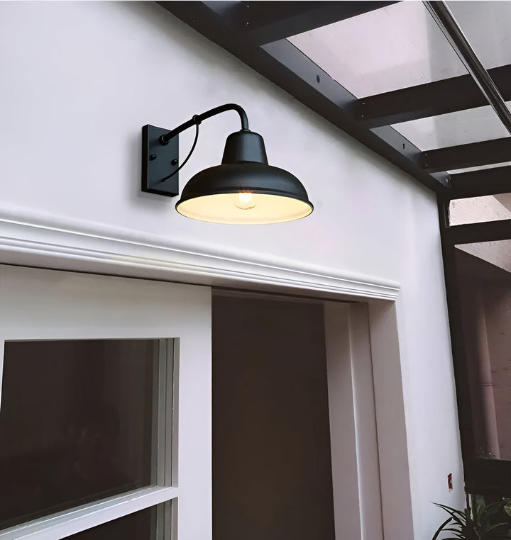 Rustic Antique-Style Iron Wall Light for Indoor and Outdoor Use 4