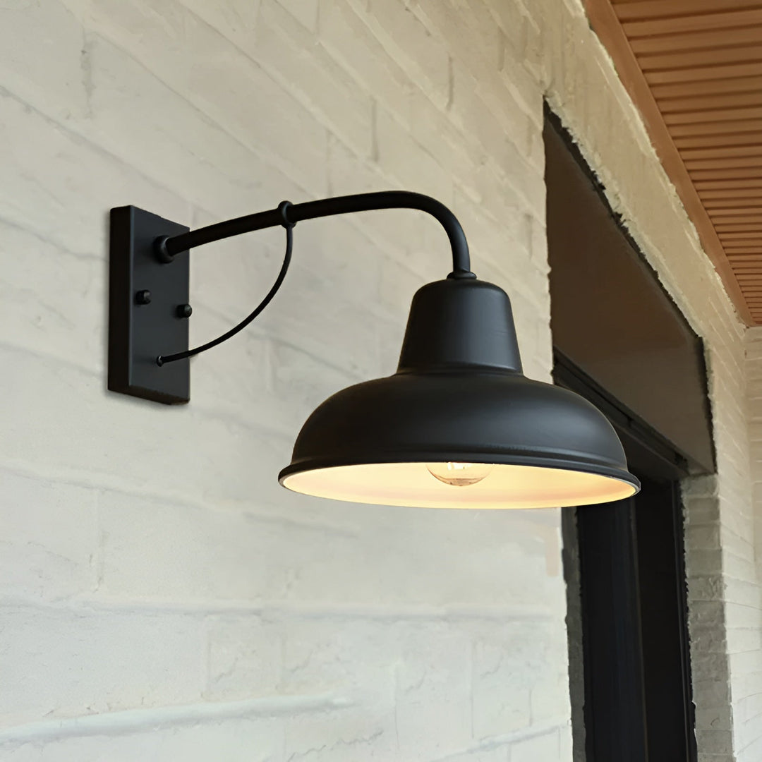 Rustic Antique-Style Iron Wall Light for Indoor and Outdoor Use 5