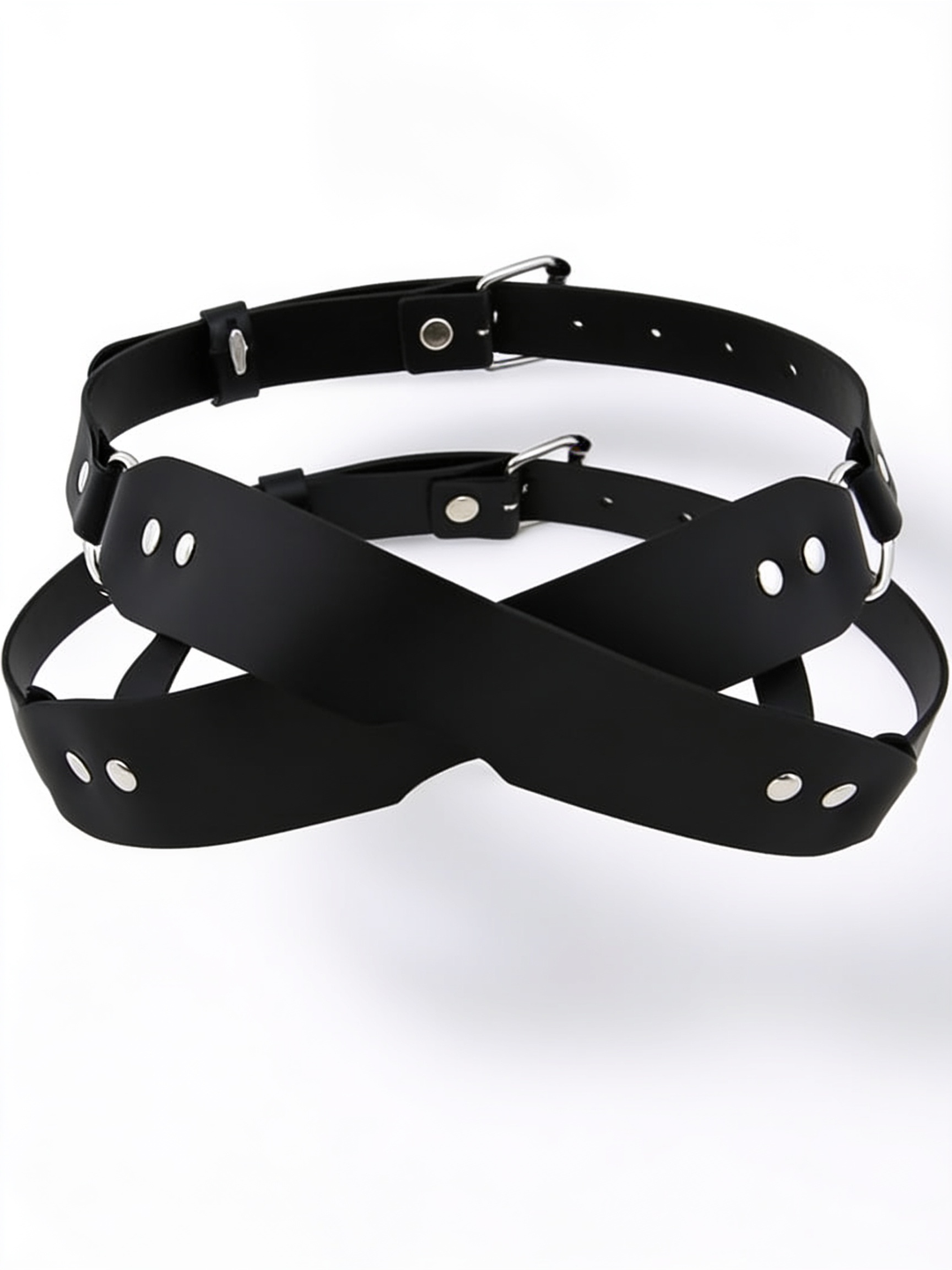 Vegan Leather Play Mask, Super Soft and Comfortable 1