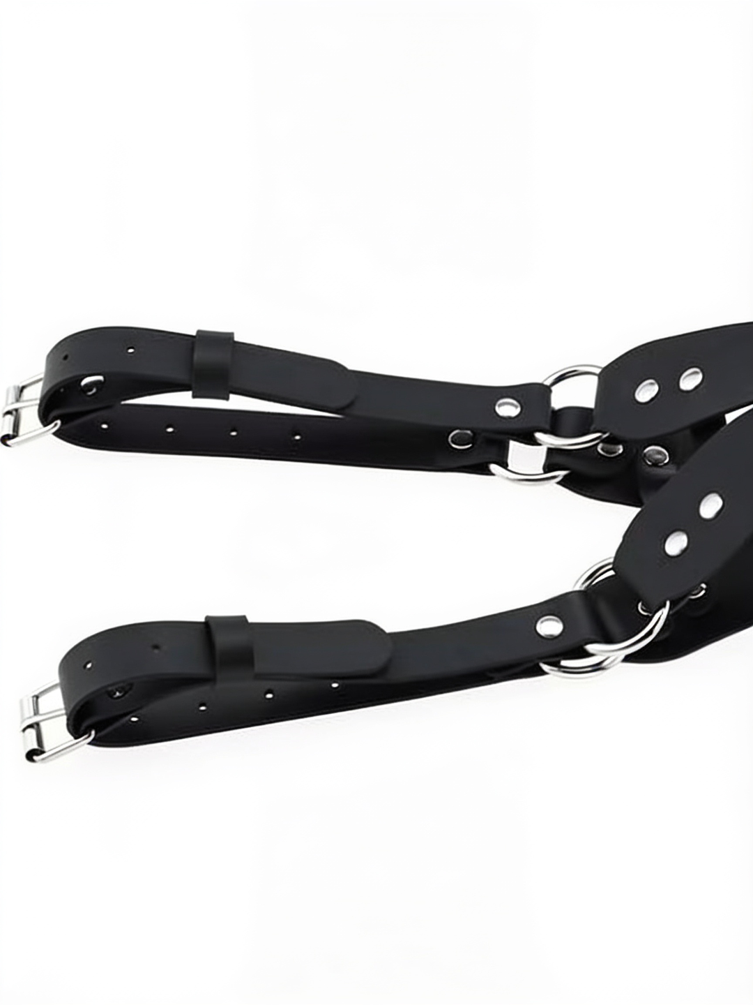 Vegan Leather Play Mask, Super Soft and Comfortable 4