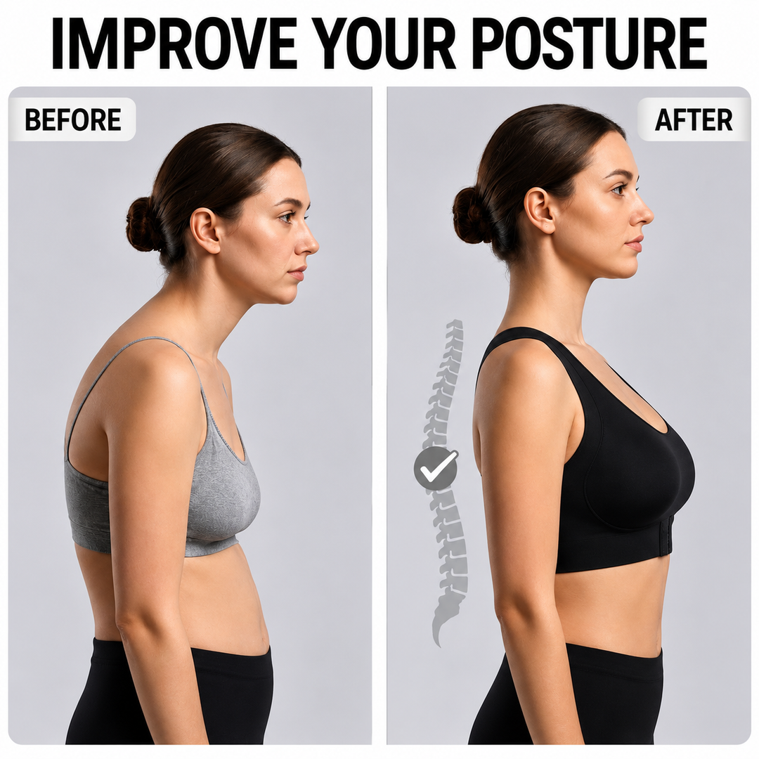Supportive Posture-Correcting Bra