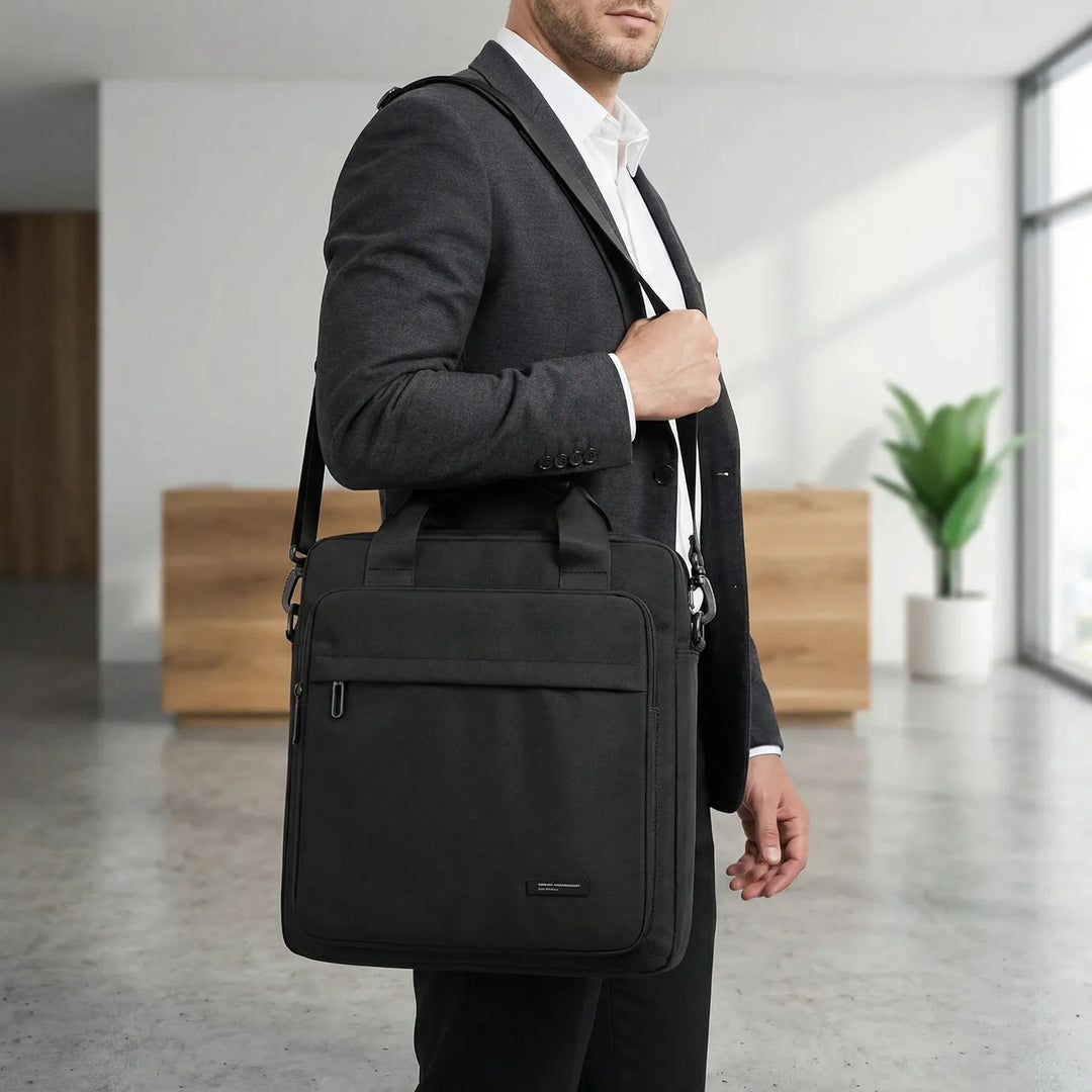 Vertical Laptop Messenger Bag - Kenvix