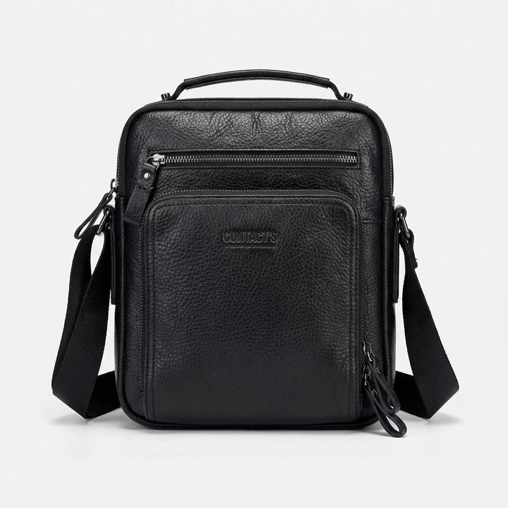 Compact Structured Messenger Shoulder Bag - Crossvale