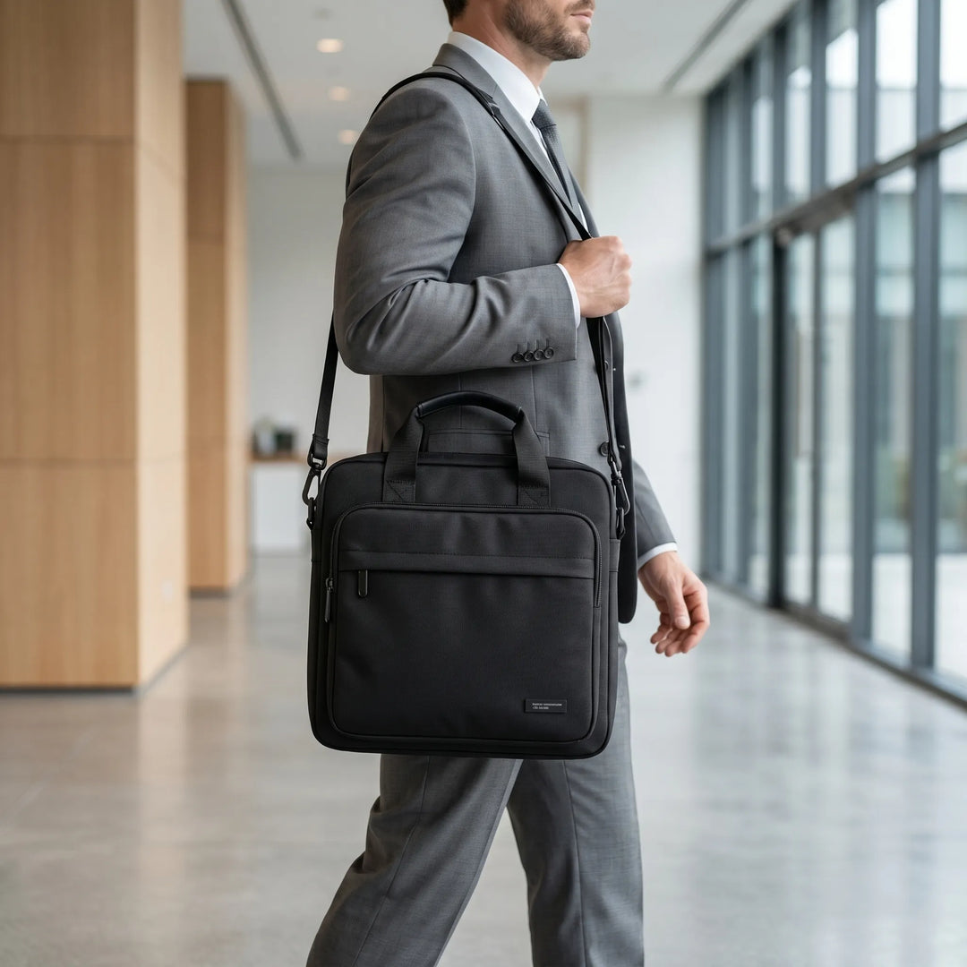 Slim Vertical Messenger Shoulder Bag - Slatevo
