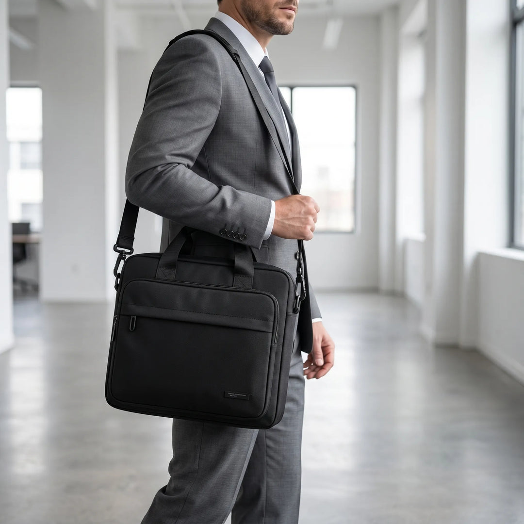 Slim Vertical Messenger Shoulder Bag - Slatevo