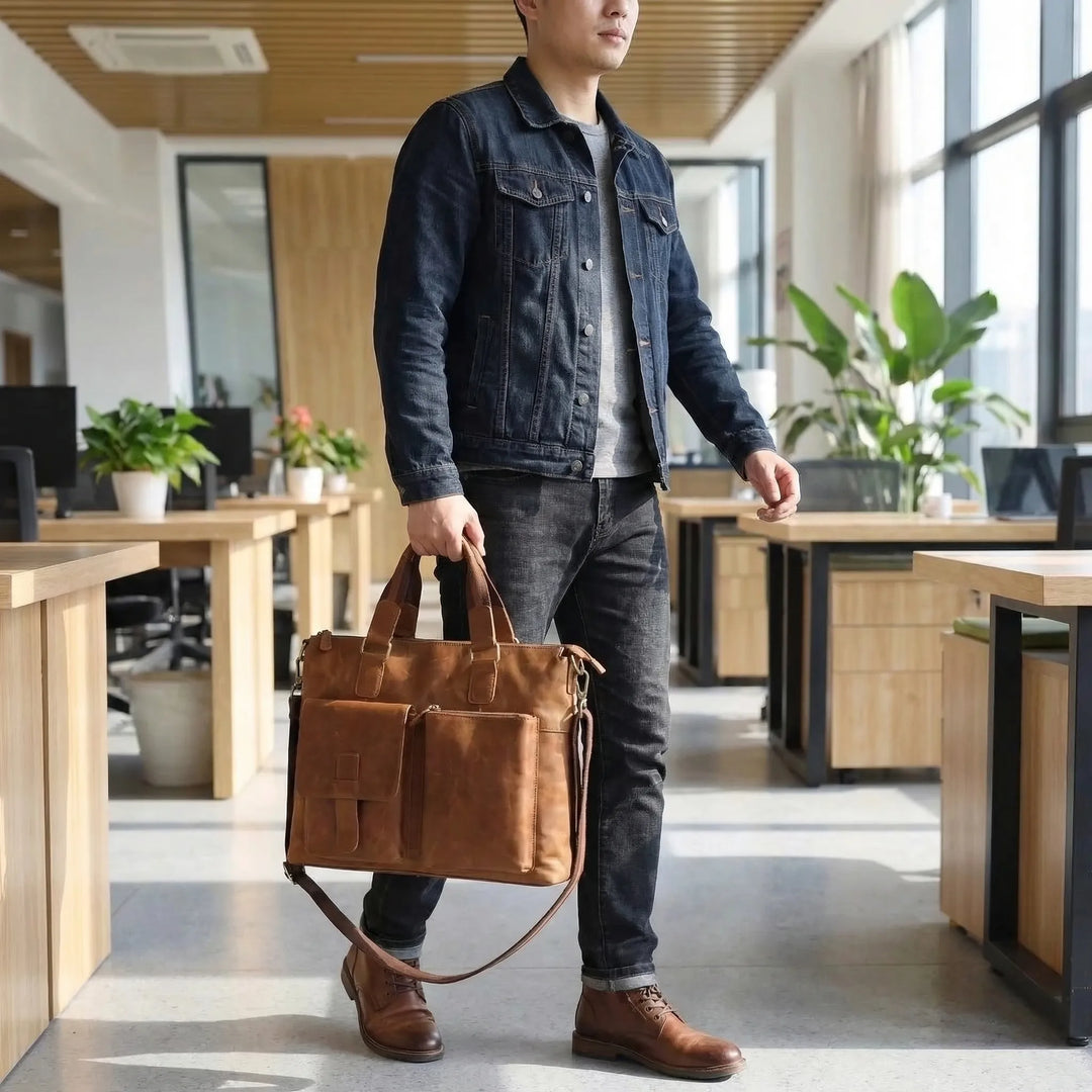 Vintage Inspired Briefcase - Navigo