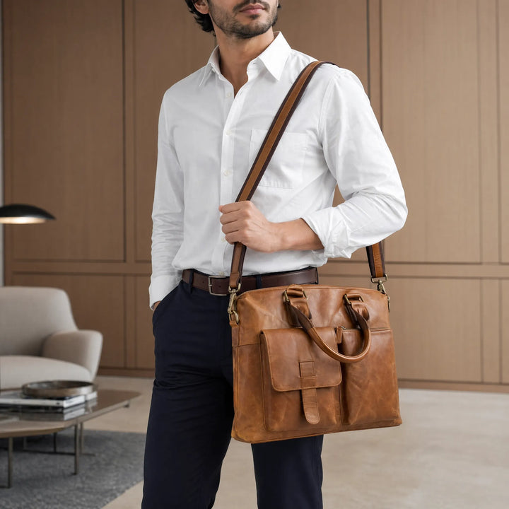 Vintage Inspired Briefcase - Navigo