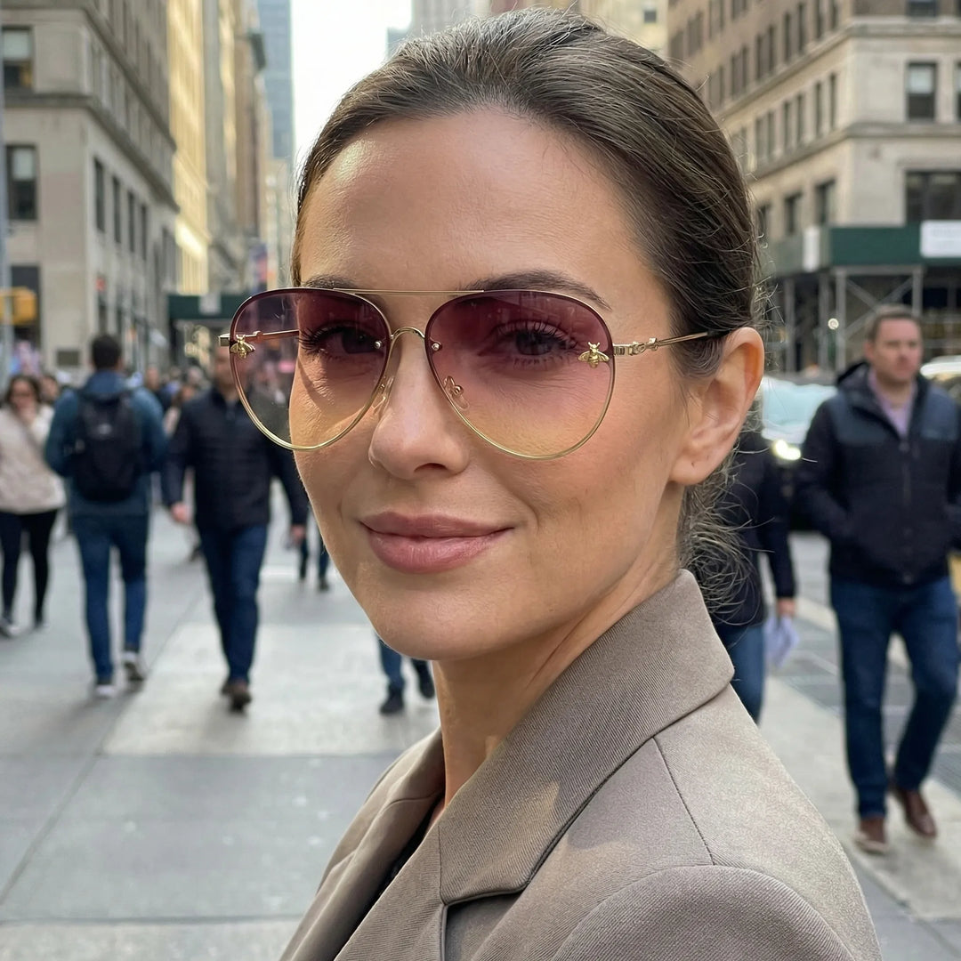 Vintage Style Aviator Sunglasses - Aviatix