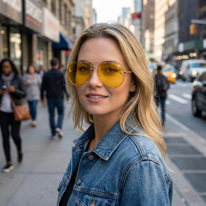 Vintage Style Aviator Sunglasses - Aviatix