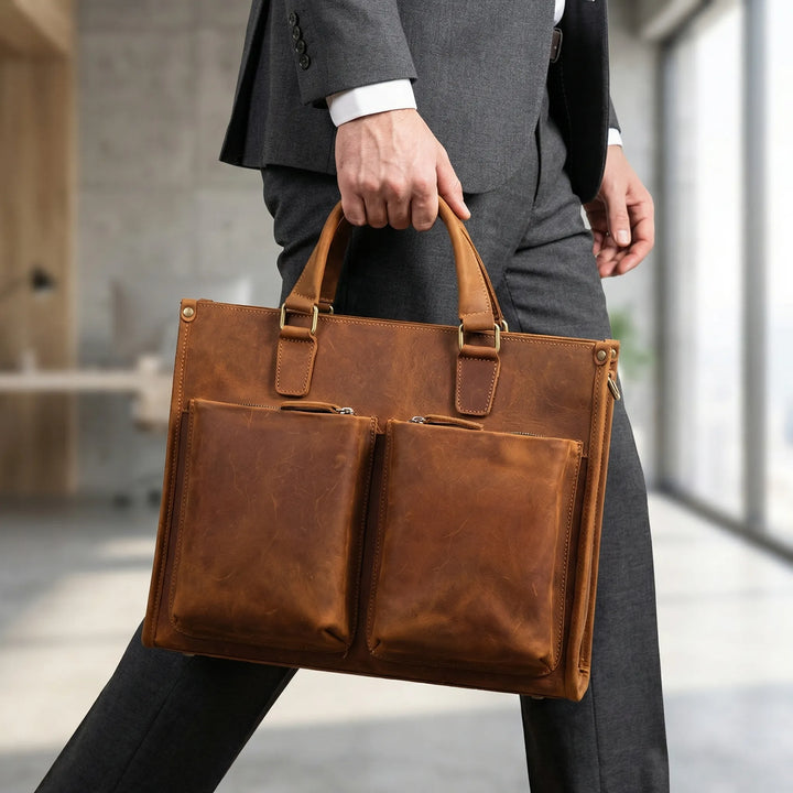 Vintage Style Briefcase - Vintor