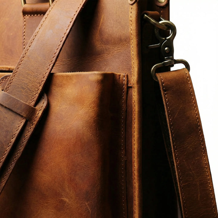 Vintage Style Briefcase - Vintor