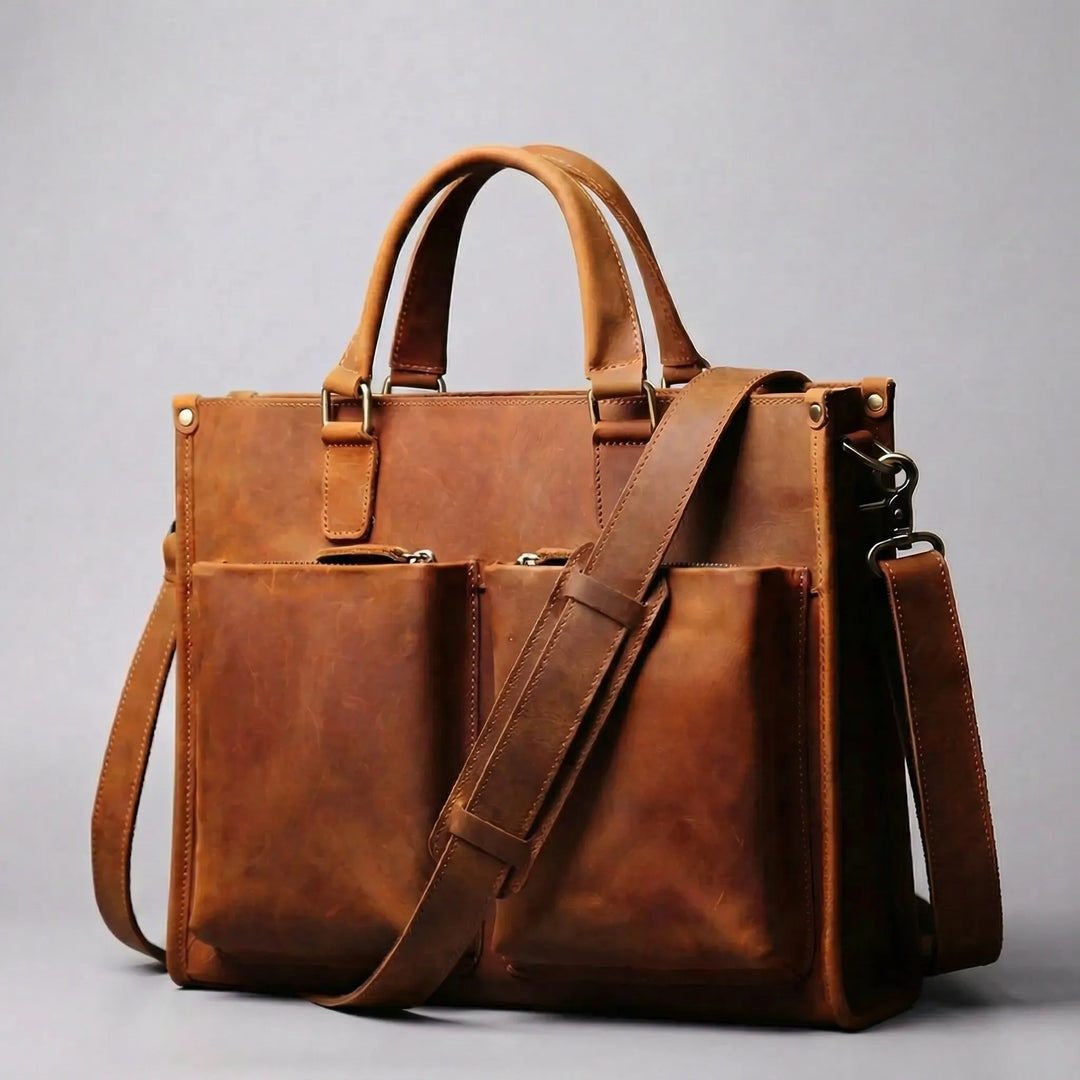 Vintage Style Business Briefcase - Valiantus