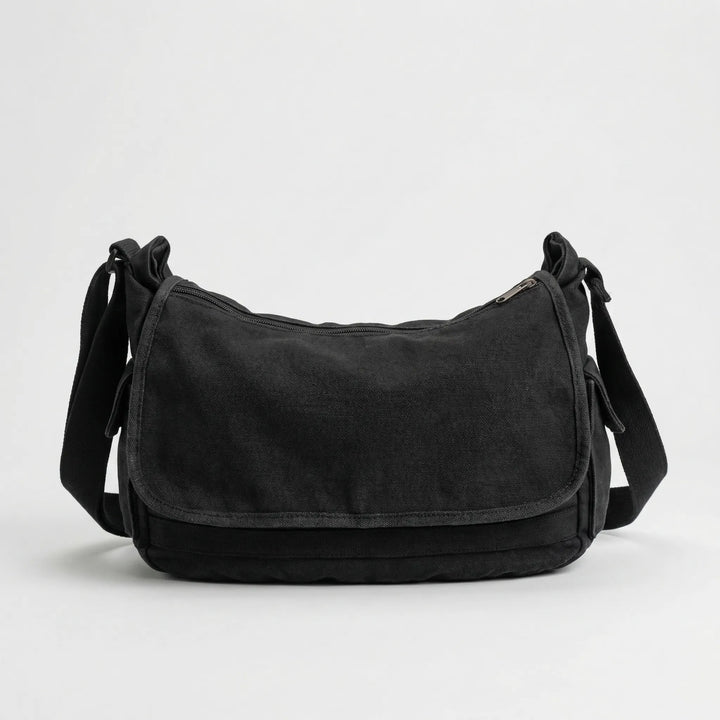 Vintage-Style Crossbody Messenger Bag - Karvex