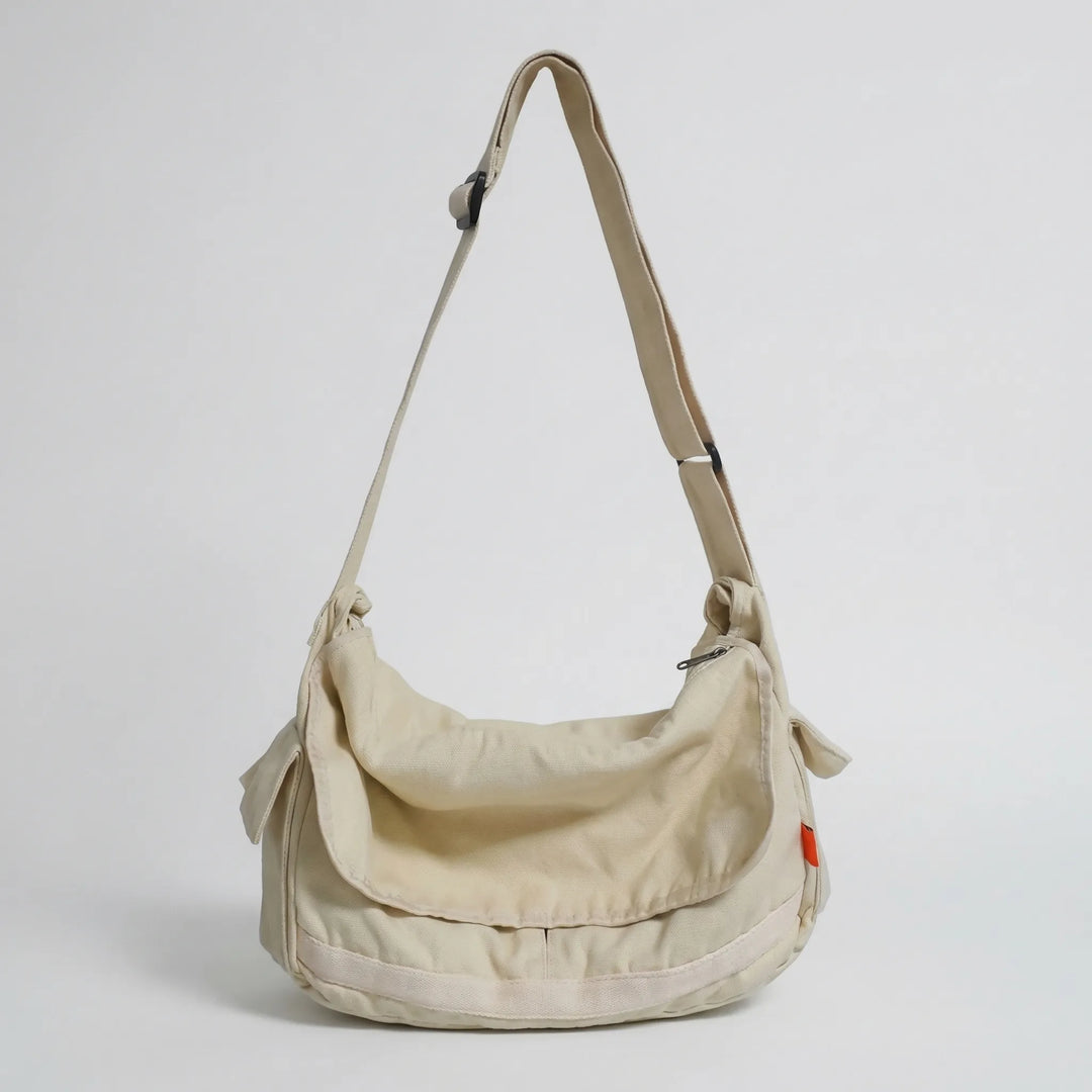Vintage-Style Crossbody Messenger Bag - Karvex