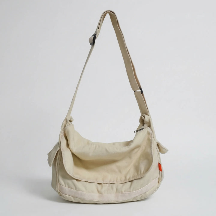Vintage-Style Crossbody Messenger Bag - Karvex