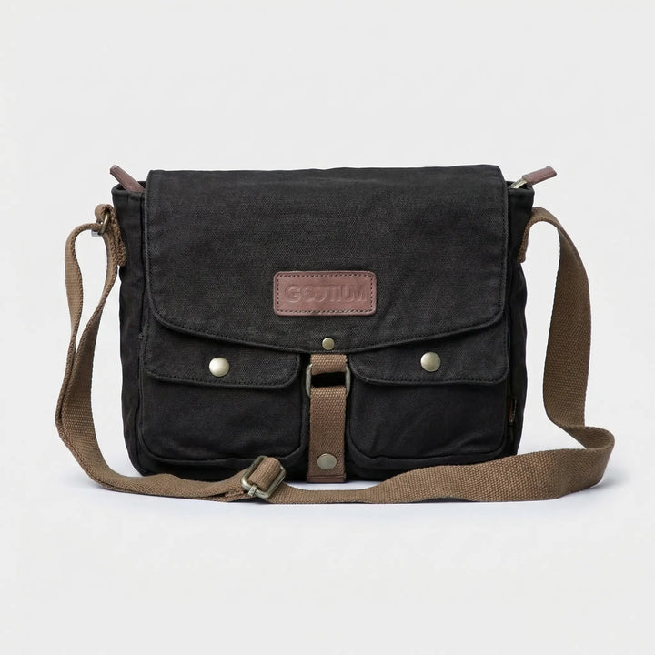 Vintage-Style Crossbody Messenger Bag - Kaelven