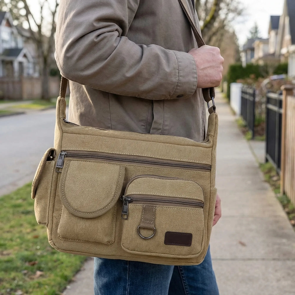 Vintage Style Messenger Bag - Vintrail