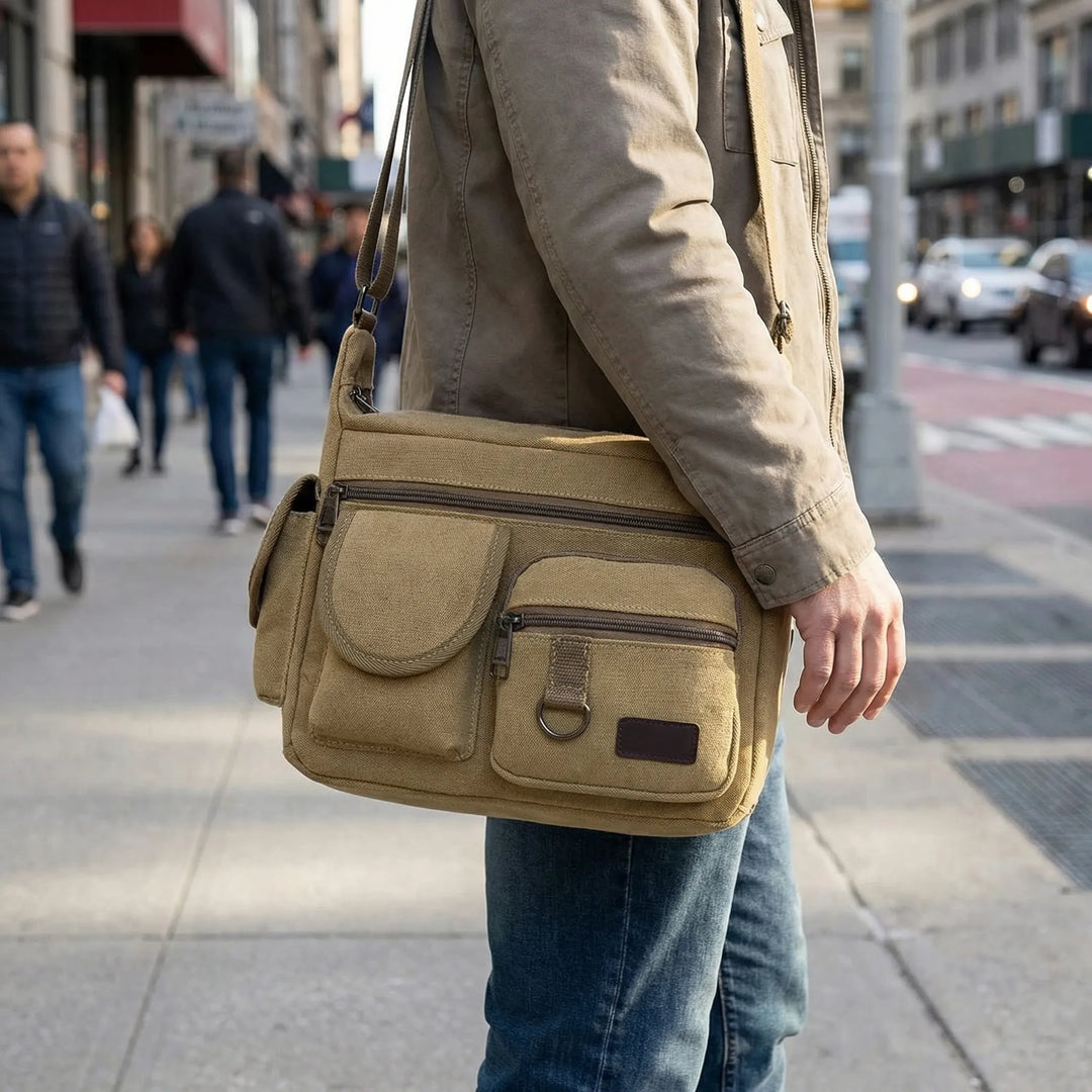 Vintage Style Messenger Bag - Vintrail