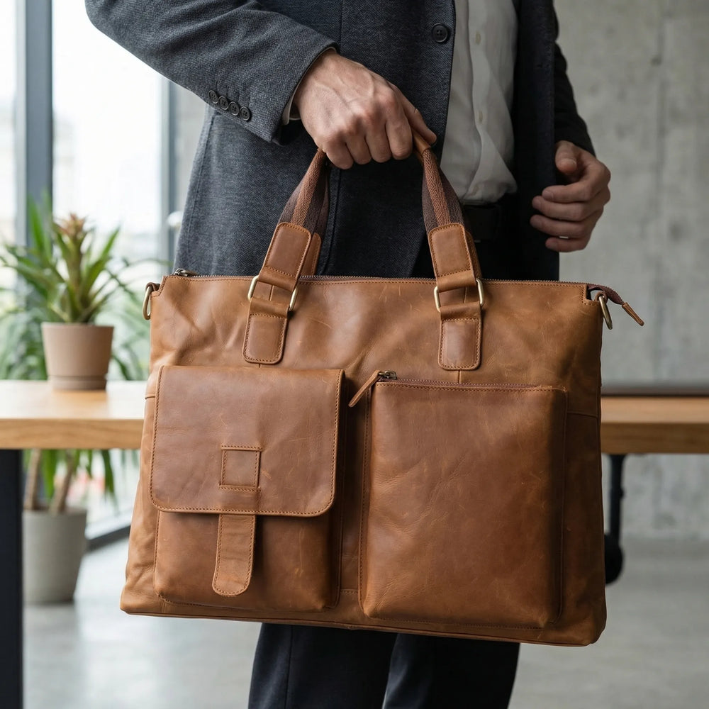Vintage Style Professional Briefcase - Vintox