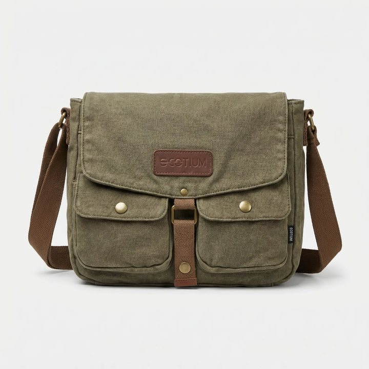 Compact Vintage Crossbody Messenger Bag - Ruggora