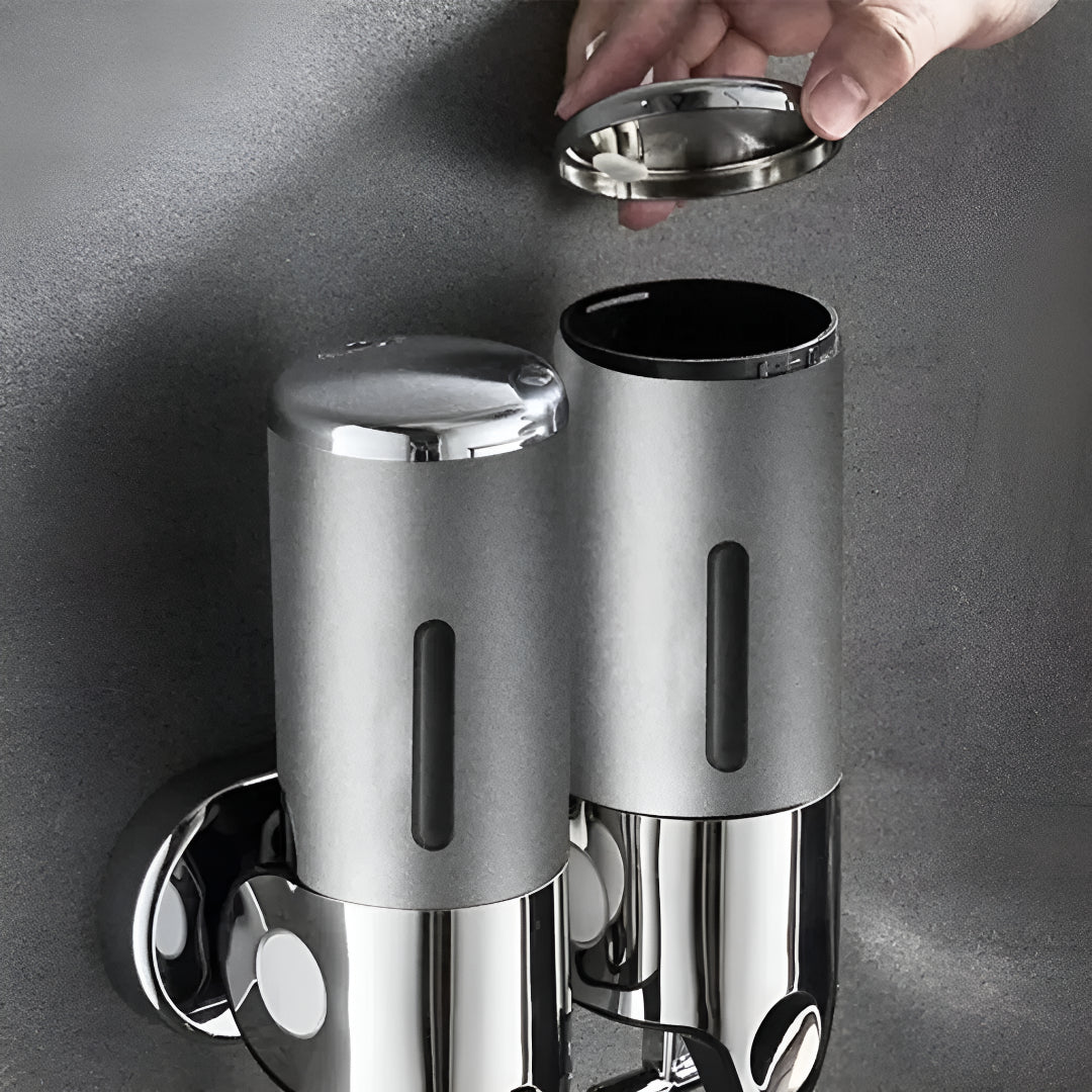 Wall-Mounted Brass Soap Dispenser | Stylish Fit for Bath & Kitchen 10