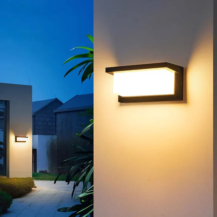 Outdoor LED Wall Light with Motion Sensor and 3 Light Colors 4