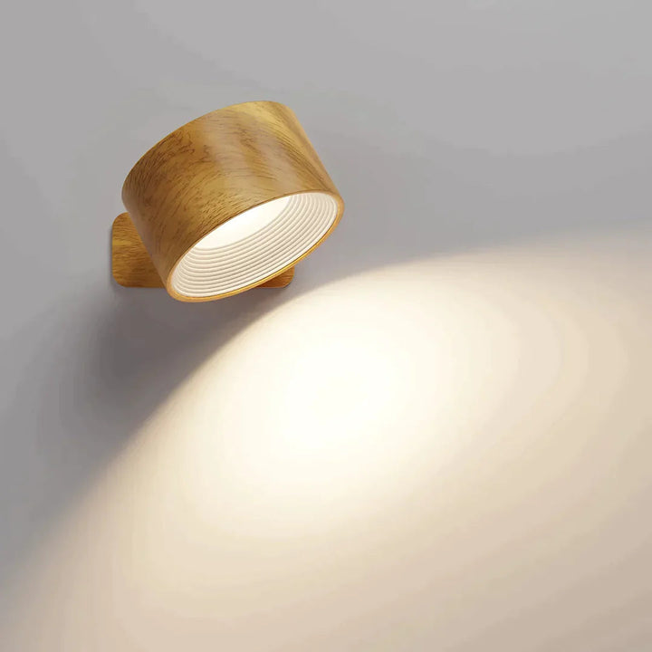 Cordless LED Wall Light with 360° Rotating Head, Touch Dimmer, 3 Colors 3