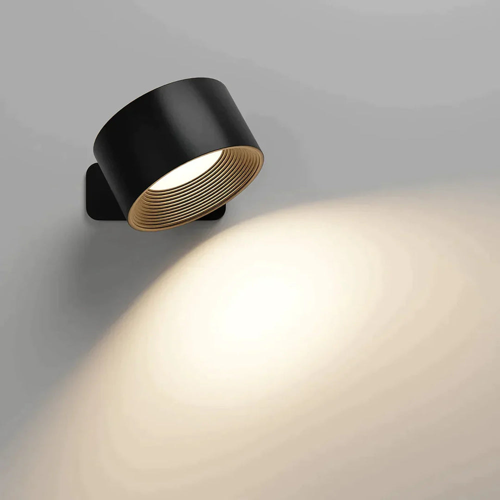 Cordless LED Wall Light with 360° Rotating Head, Touch Dimmer, 3 Colors 2