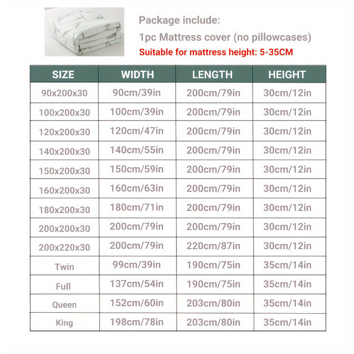 Waterproof Mattress Protector | Cooling 3D Air Layer | Machine Washable 20