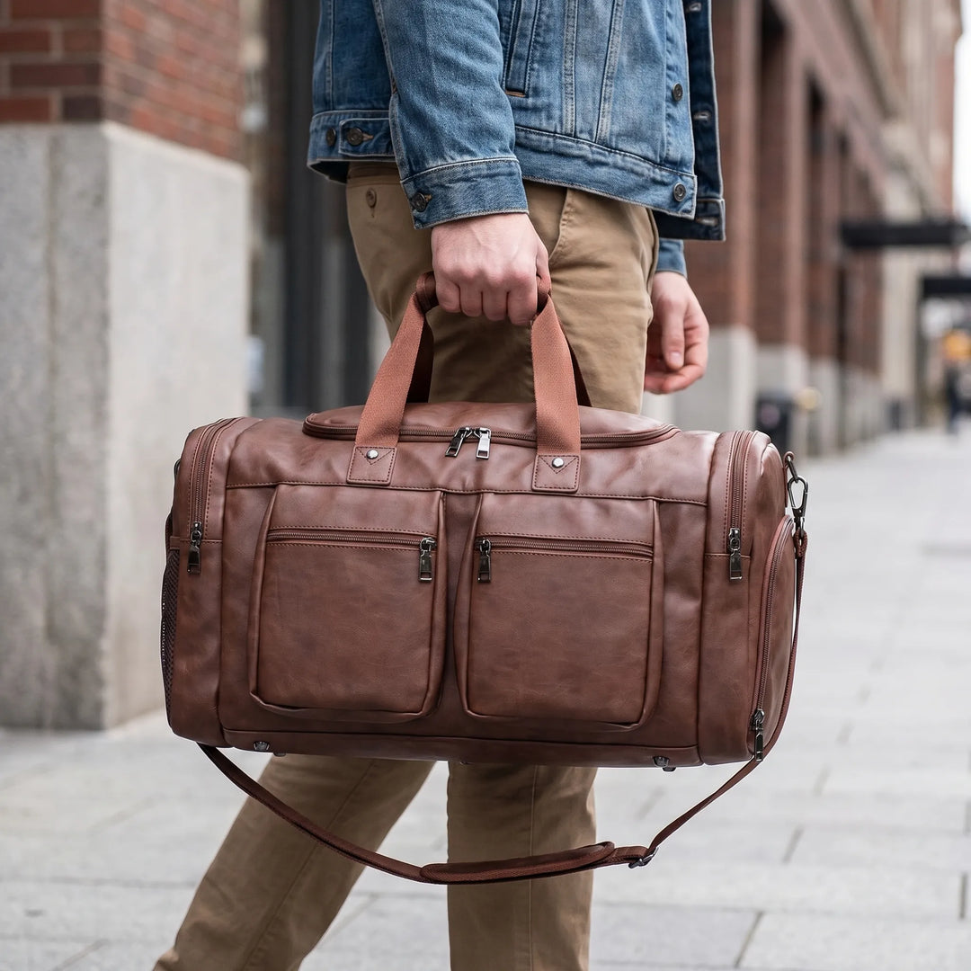 Water-Resistant Weekend Duffel Bag - Journek
