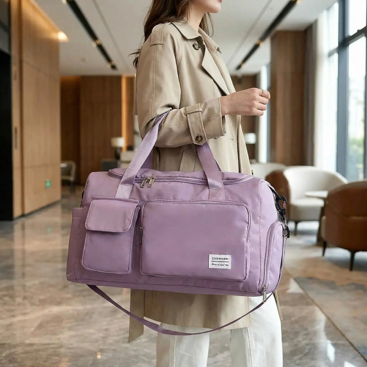 Water-Resistant Weekend Duffel Bag - Voyaflex