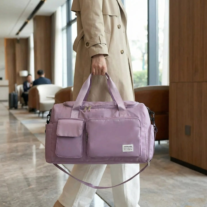 Water-Resistant Weekend Duffel Bag - Voyaflex