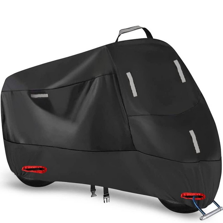 Weatherproof Motorcycle Cover | Oxford Fabric | Reflective Strips & Lock Holes 9