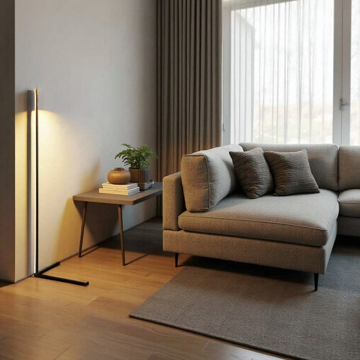 Nordic LED Floor Lamp with Remote, Dimmable RGB and Warm White, 142 cm 6