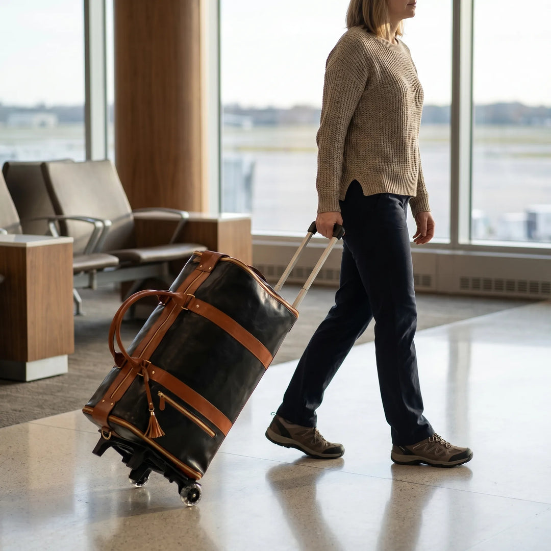 Foldable Wheeled Travel Duffle Bag - Glidepak