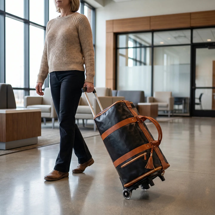 Foldable Wheeled Travel Duffle Bag - Glidepak