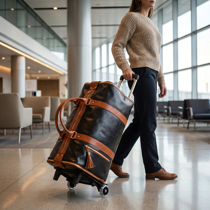 Foldable Wheeled Travel Duffle Bag - Glidepak