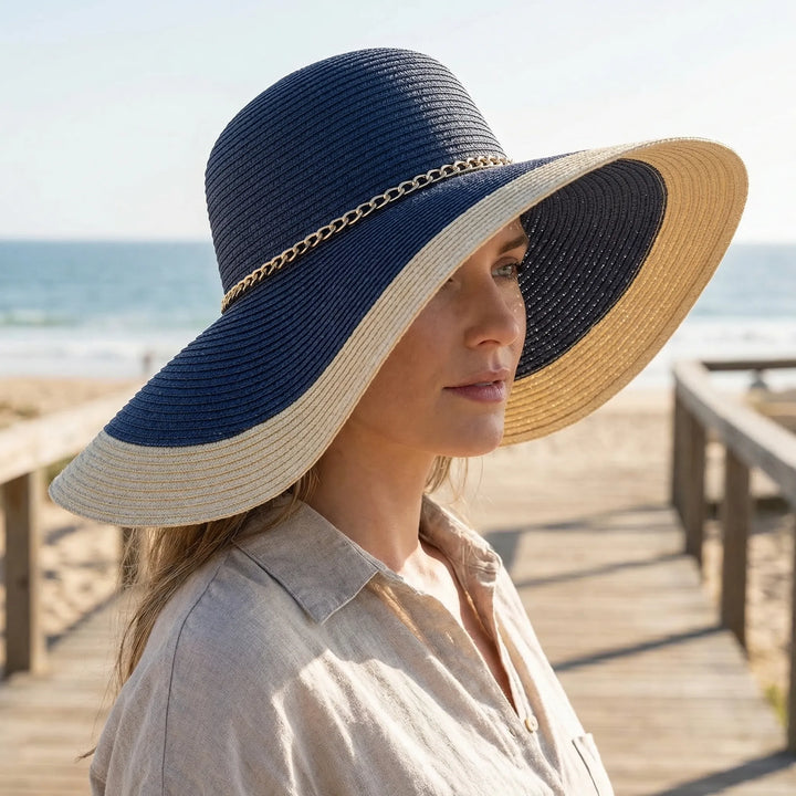 Wide-Brim Woven Summer Hat - ShadeLoom