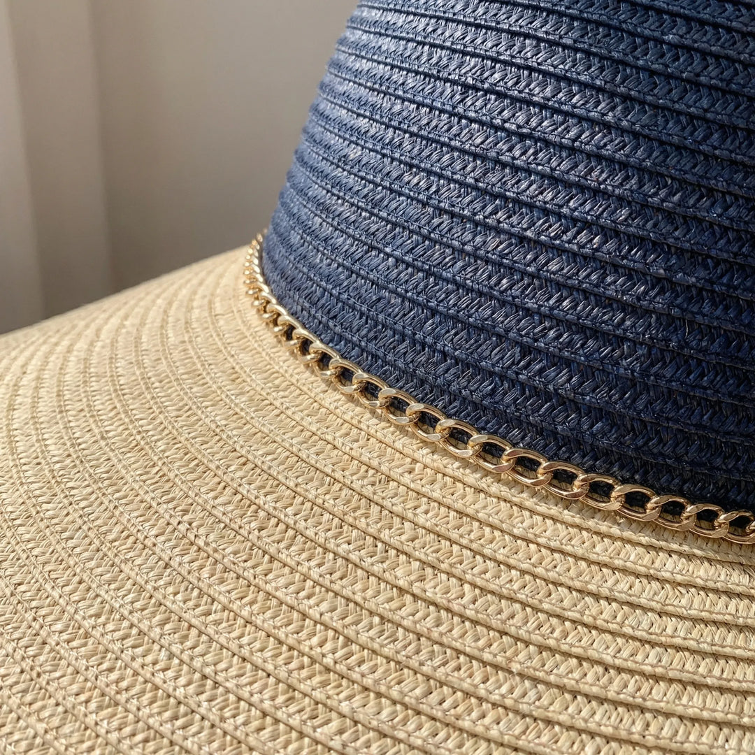 Wide-Brim Woven Summer Hat - ShadeLoom