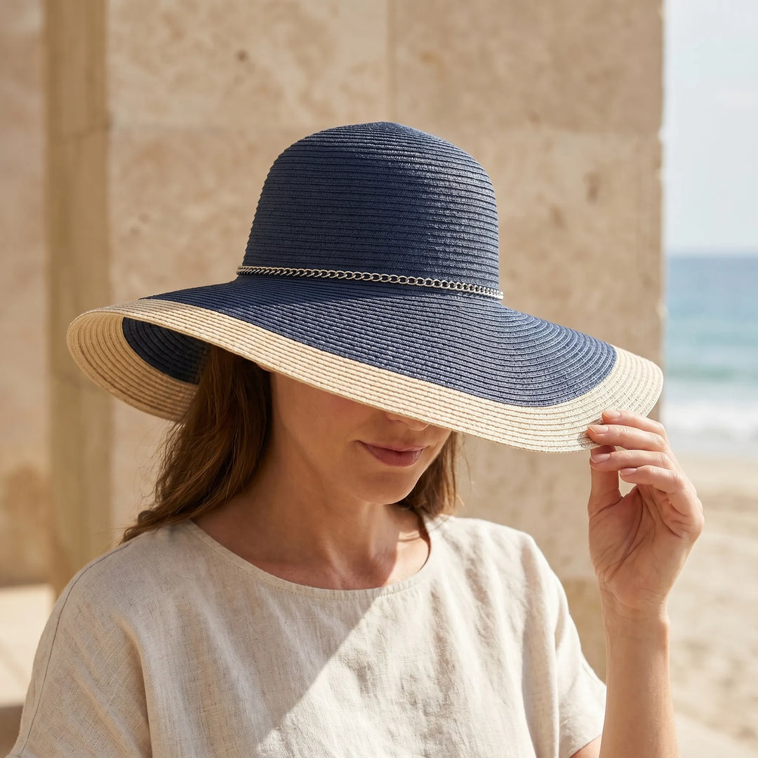 Wide-Brim Woven Summer Hat - ShadeLoom