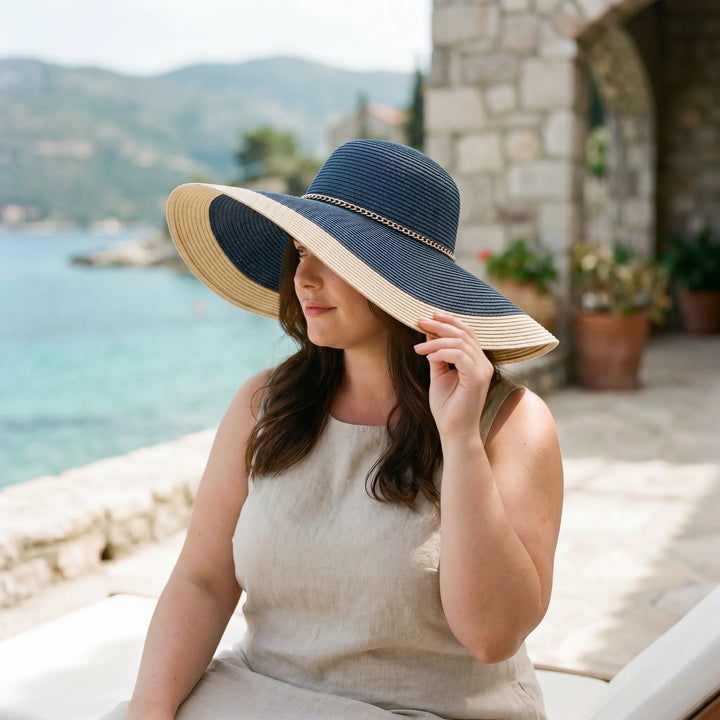 Wide-Brim Woven Summer Hat - ShadeLoom