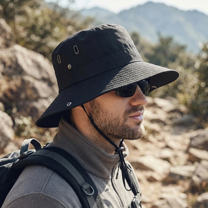 Wide Brim Bucket Hat - Brimlyte