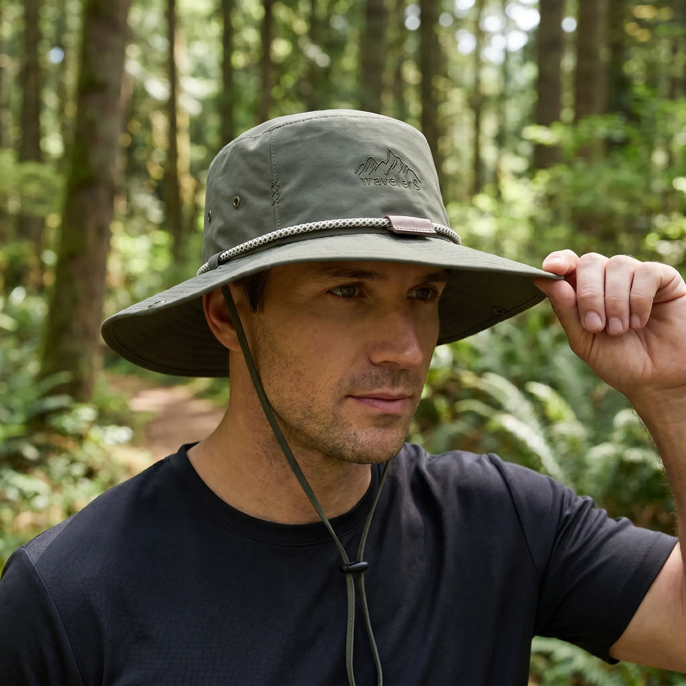 Wide Brim Bucket Hat - Brimova